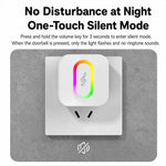 Campanello wireless intelligente impermeabile XY-809 per anziani e pazienti, con pulsante di chiamata di emergenza., US Plug, EU Plug