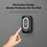 Campanello wireless intelligente impermeabile XY-809 per anziani e pazienti, con pulsante di chiamata di emergenza., US Plug, EU Plug