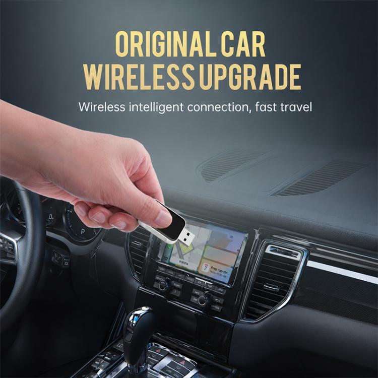 Mini Smart Box per auto 2 in 1 con Bluetooth 5.4 + WiFi, adattatore wireless Android Auto e CarPlay., ZYD-TAB0E