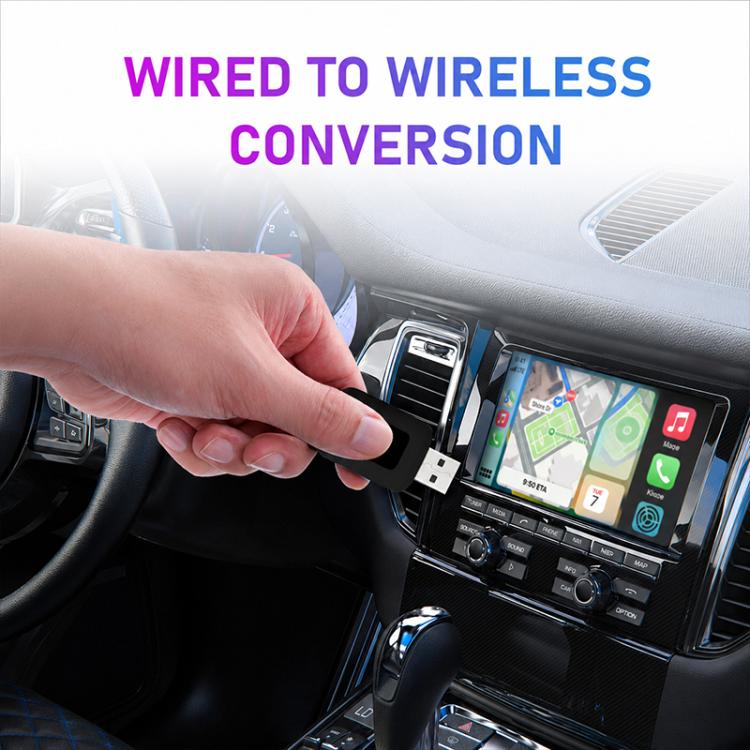 Mini Smart Box per auto 2 in 1, adattatore wireless Android Auto/CarPlay 5.8GHz+2.4GHz, ZYD-TAB0A