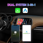 Mini Smart Box per auto 2 in 1, adattatore wireless Android Auto/CarPlay 5.8GHz+2.4GHz, ZYD-TAB0A
