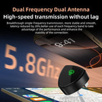 Mini Smart Box 2 in 1 per auto, Bluetooth 4.2+5.8GHz, adattatore wireless per Android Auto e CarPlay., ZYD-B44