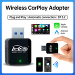 MMB CP-1 Mini Smart Box per auto 2 in 1, da cablato a wireless, adattatore Android Auto e CarPlay, CP-1