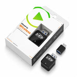 MMB CP-1 Mini Smart Box per auto 2 in 1, da cablato a wireless, adattatore Android Auto e CarPlay, CP-1