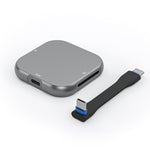 Box esterno magnetico per hard disk portatile M.2 2230 NVMe SSD, Card Reader No PD, Round PD100W, Square PD100W