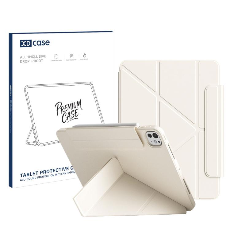 Custodia in pelle XDcase per tablet, con chiusura magnetica a Y su entrambi i lati e portapenna., For iPad Air 11 2026/2025/2024, For iPad Pro 11 2025 / 2024, For iPad 2025 / 2022, For iPad Pro 11 2022/2021/2020/2018, For iPad Air 10.9 2022 / 2020