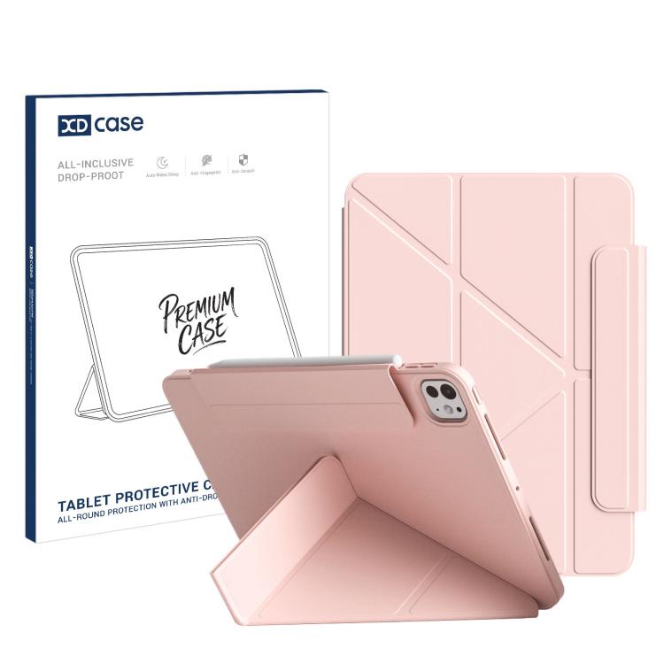Custodia in pelle XDcase per tablet, con chiusura magnetica a Y su entrambi i lati e portapenna., For iPad Air 11 2026/2025/2024, For iPad Pro 11 2025 / 2024, For iPad 2025 / 2022, For iPad Pro 11 2022/2021/2020/2018, For iPad Air 10.9 2022 / 2020