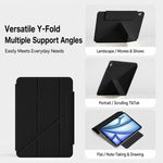 Custodia in pelle XDcase per tablet, con chiusura magnetica a Y su entrambi i lati e portapenna., For iPad Air 11 2026/2025/2024, For iPad Pro 11 2025 / 2024, For iPad 2025 / 2022, For iPad Pro 11 2022/2021/2020/2018, For iPad Air 10.9 2022 / 2020