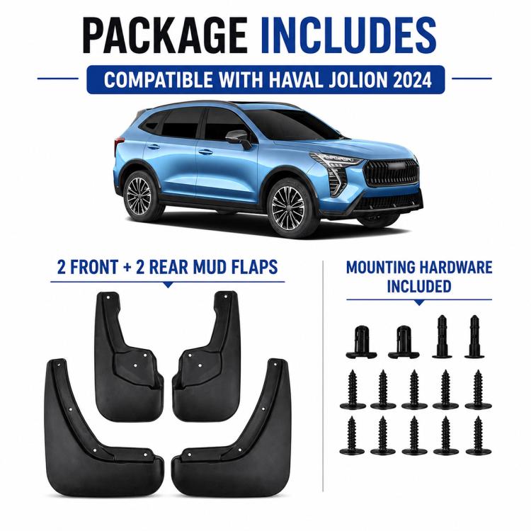 Set di 4 parafanghi per auto, For GreatWall Haval Jolion 2024