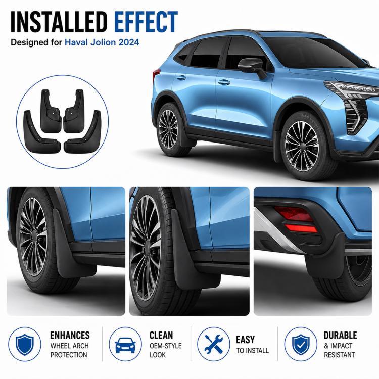 Set di 4 parafanghi per auto, For GreatWall Haval Jolion 2024