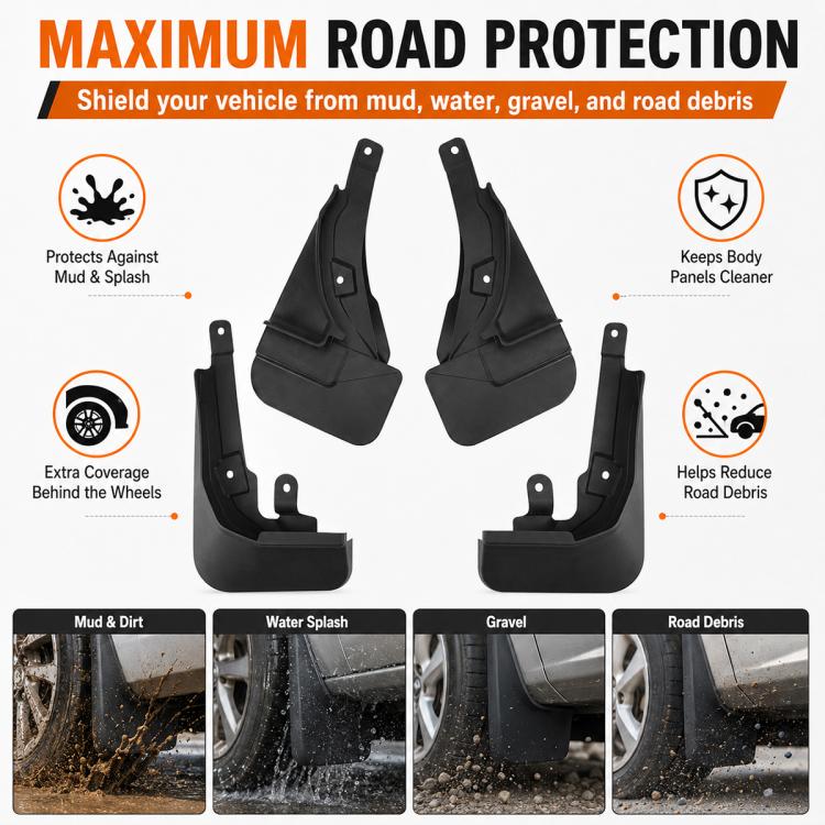 Set di 4 parafanghi per auto, For GreatWall Haval H5 with Pedal 2024