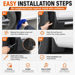 Set di 4 parafanghi per auto, For GreatWall Haval H5 with Pedal 2024