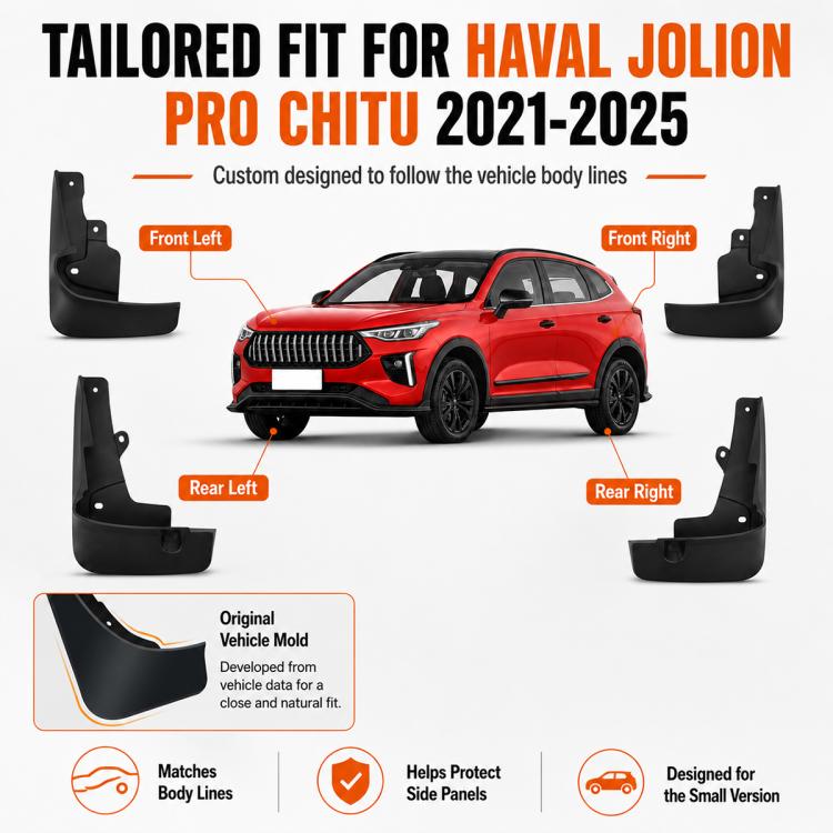 Set di 4 parafanghi per auto, For GreatWall Haval Jolion Pro 2021-2025