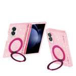 Custodia per telefono con supporto magnetico e glitter in stile Terminator., For Galaxy Z Fold8 5G, For Galaxy Z Fold8 Ultra 5G, For Galaxy Z Flip8 5G