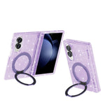 Custodia per telefono con supporto magnetico e glitter in stile Terminator., For Galaxy Z Fold8 5G, For Galaxy Z Fold8 Ultra 5G, For Galaxy Z Flip8 5G