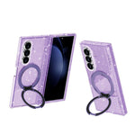 Custodia per telefono con supporto magnetico e glitter in stile Terminator., For Galaxy Z Fold8 5G, For Galaxy Z Fold8 Ultra 5G, For Galaxy Z Flip8 5G