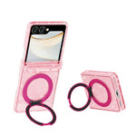 Custodia per telefono con supporto magnetico e glitter in stile Terminator., For Galaxy Z Fold8 5G, For Galaxy Z Fold8 Ultra 5G, For Galaxy Z Flip8 5G