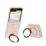 Custodia per telefono con supporto magnetico e glitter in stile Terminator., For Galaxy Z Fold8 5G, For Galaxy Z Fold8 Ultra 5G, For Galaxy Z Flip8 5G