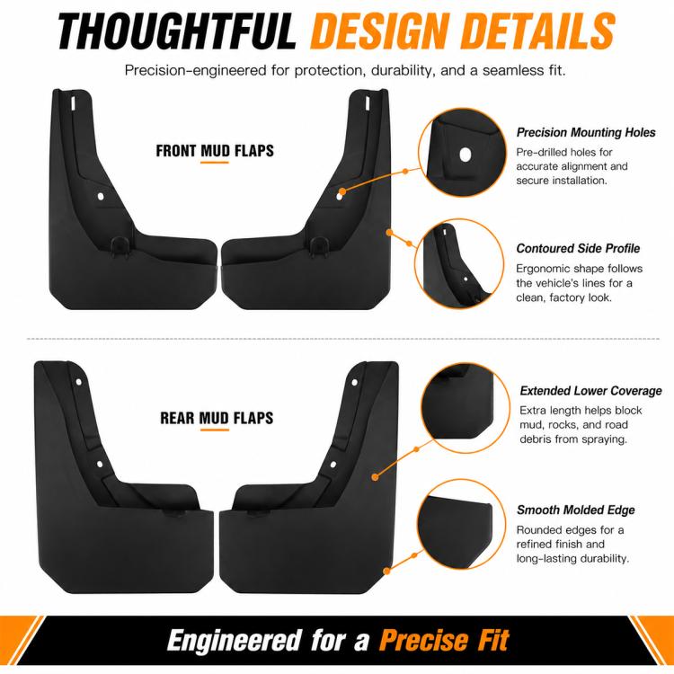 Set di 4 parafanghi per auto, For GreatWall Haval Menglong Petrol 2025