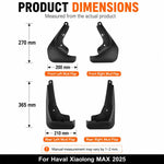 Set di 4 parafanghi per auto, For GreatWall Haval Xiaolong MAX 2025