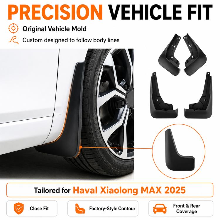Set di 4 parafanghi per auto, For GreatWall Haval Xiaolong MAX 2025