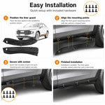 2 pezzi/set Parafanghi posteriori per auto, For GreatWall Haval F7 2024 2pcs/Set