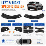 2 pezzi/set Parafanghi posteriori per auto, For GreatWall Haval F7 2024 2pcs/Set