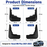 Set di 4 parafanghi per auto, For GreatWall Haval M6 Plus 2021-2023
