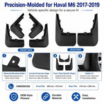 Set di 4 parafanghi per auto, For GreatWall Haval M6 2017-2019