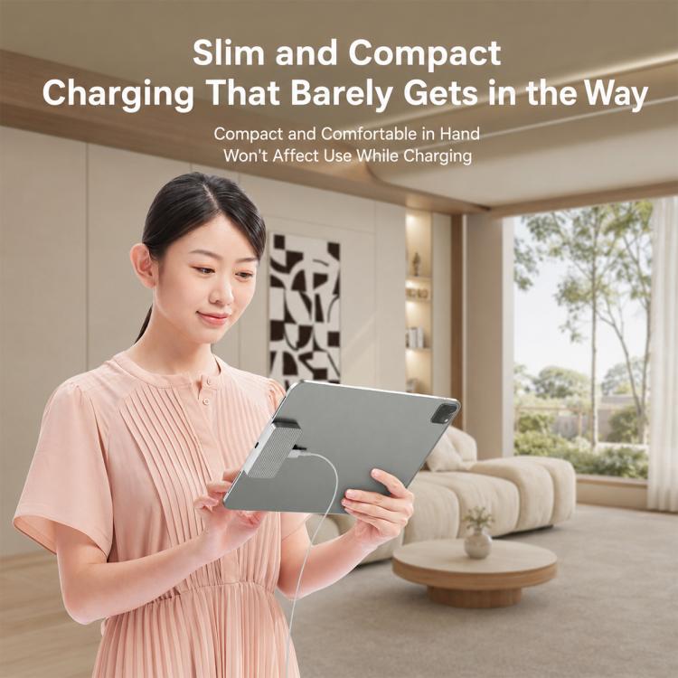 Connettore di ricarica wireless magnetico Smart PIN da 18 W, For iPad Air 13 2026 / 2025 / 2024, For iPad Air 11 2026 / 2025 / 2024, For iPad Pro 13 2025 / 2024, For iPad Pro 11 2025 / 2024