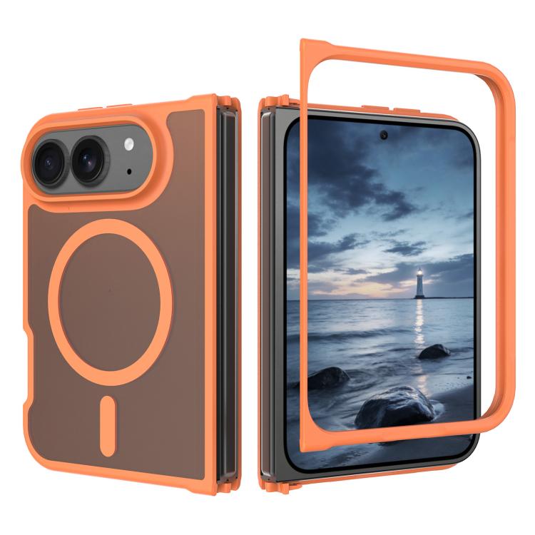 Custodia ibrida in TPU e PC con MagSafe, piacevole al tatto., For iPhone Fold