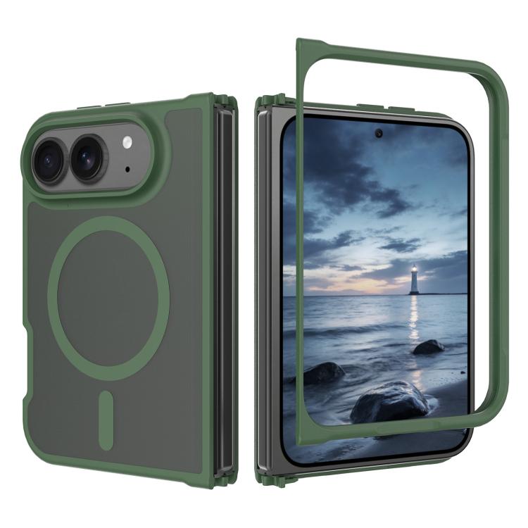 Custodia ibrida in TPU e PC con MagSafe, piacevole al tatto., For iPhone Fold