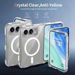 Custodia magnetica trasparente antigraffio per telefono, For iPhone Fold