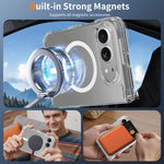 Custodia magnetica trasparente antigraffio per telefono, For iPhone Fold