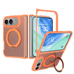 Custodia magnetica con supporto girevole Skin Feel per telefono, For iPhone Fold