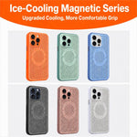 Custodia per telefono magnetica antiurto con effetto rinfrescante effetto ghiaccio., For iPhone 14 Pro Max, For iPhone 13 Pro Max, For iPhone 13 Pro, For iPhone 13