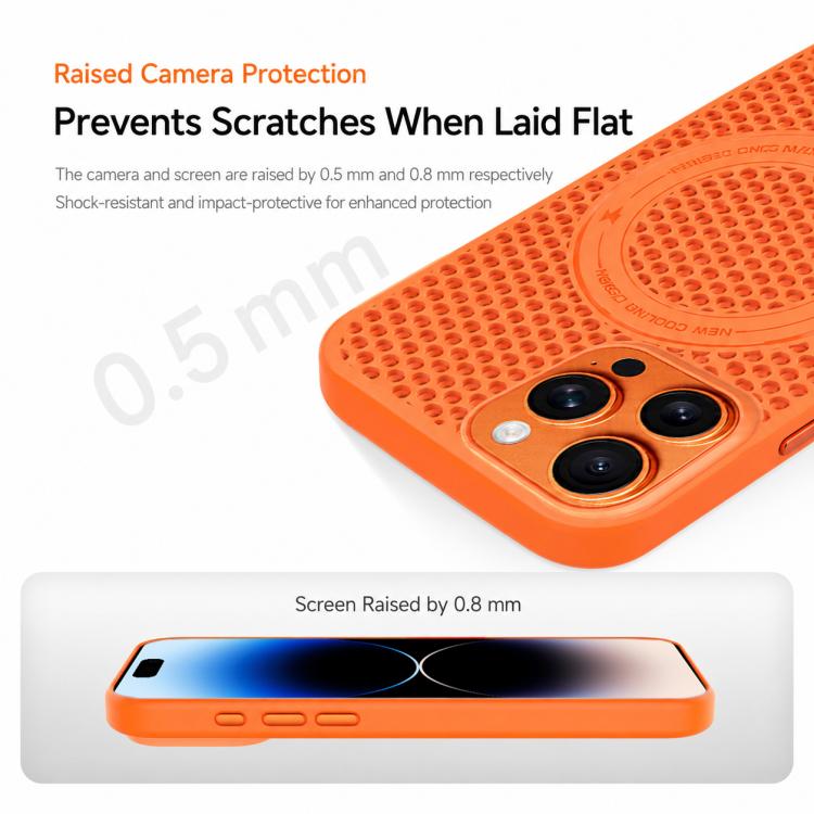 Custodia per telefono magnetica antiurto con effetto rinfrescante effetto ghiaccio., For iPhone 14 Pro Max, For iPhone 13 Pro Max, For iPhone 13 Pro, For iPhone 13