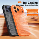 Custodia per telefono magnetica antiurto con effetto rinfrescante effetto ghiaccio., For iPhone 17 Pro Max, For iPhone 17 Pro, For iPhone 17, For iPhone Air