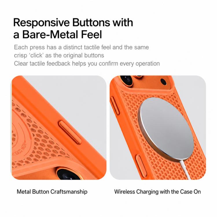 Custodia per telefono magnetica antiurto con effetto rinfrescante effetto ghiaccio., For iPhone 17 Pro Max, For iPhone 17 Pro, For iPhone 17, For iPhone Air