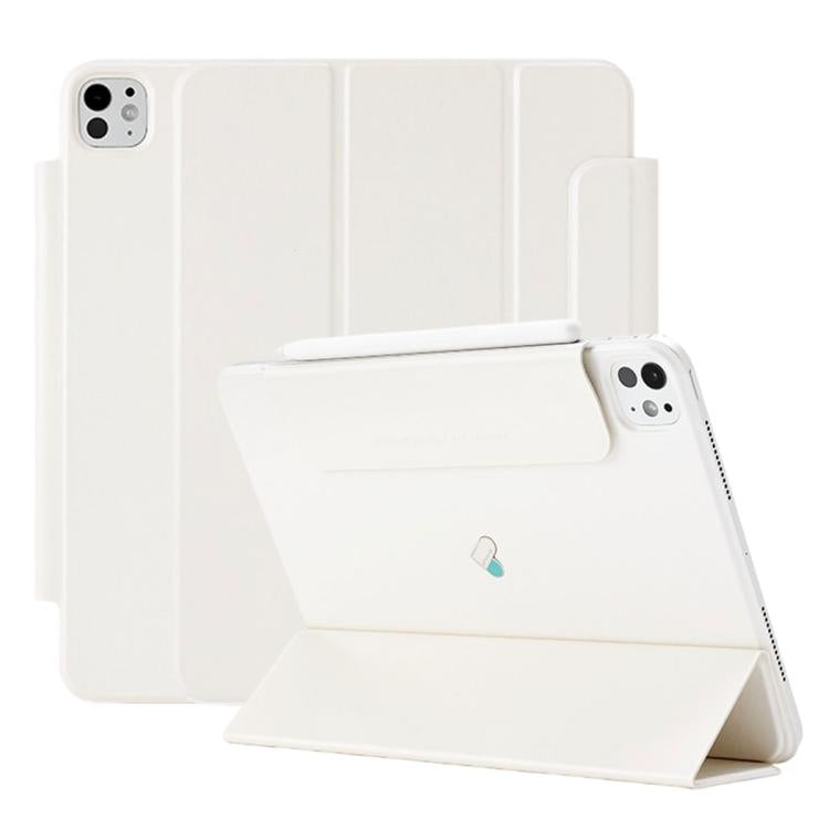 Custodia per tablet ibrida in PC e PU galvanizzato della serie Heart Island di YOYOISLES, For iPad 2022 / Pro 11 2025, For iPad Pro 11 2025 / 2024, For iPad Air 11 2024 / 2025