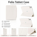 Custodia per tablet ibrida in PC e PU galvanizzato della serie Heart Island di YOYOISLES, For iPad 2022 / Pro 11 2025, For iPad Pro 11 2025 / 2024, For iPad Air 11 2024 / 2025