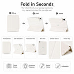 Custodia per tablet ibrida in PC e PU galvanizzato della serie Heart Island di YOYOISLES, For iPad 2022 / Pro 11 2025, For iPad Pro 11 2025 / 2024, For iPad Air 11 2024 / 2025
