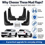 Set di 4 parafanghi per auto, For GreatWall Haval H7 2023-2025