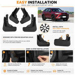Set di 4 parafanghi per auto, For GreatWall Haval H6 GT 2022