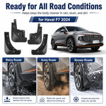 Set di 4 parafanghi per auto, For GreatWall Haval F7 2024