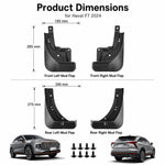 Set di 4 parafanghi per auto, For GreatWall Haval F7 2024