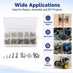 Dadi e bulloni esagonali, 320 pezzi/set, M2-M5 320PCS