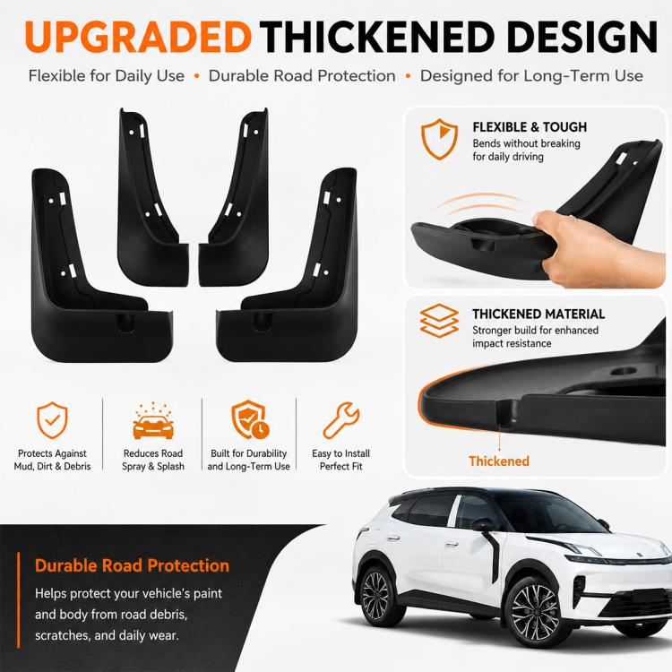Set di 4 parafanghi per auto, For Geely LYNK & CO 08 EM-P 2026