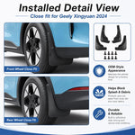 Set di 4 parafanghi per auto, For Geely Xingyuan 2024