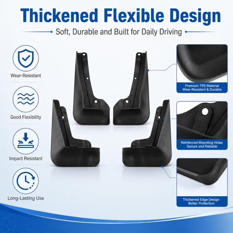 Set di 4 parafanghi per auto, For Geely LYNK & CO 01 2021-2023